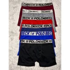 Kit 12 Cuecas Boxer PoloBeck Cores Variadas