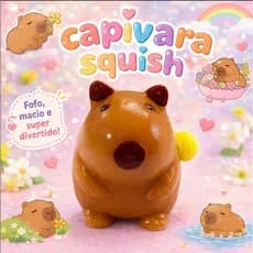 Capivara Squish 5cm Antiestresse Fofinho | Mini Capivara Macia Relaxante Kids