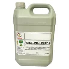 VASELINA LIQUIDA INDUSTRIAL E AUTOMOTIVA LIMPA PROTEGE E LUBRIFICA 5 LITROS