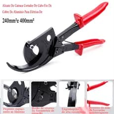 Alicate De Catraca Cortador De Cabo Fio De Cobre De Alumínio Para Elétrica De 240mm² e 400mm²