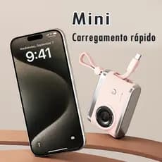 Carregador Portátil Ultrafino Com Display, 22,5w Magsafe Para Carregamento Rápido 10000 Mah Battery Pack