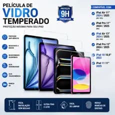 Protetor De Tela De Vidro Temperado Compatível Com Ipad 10/11, Ipad Air 11/13 E Ipad Pro 11, Protetor De Tela Para Ipad