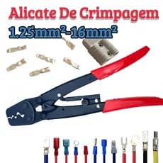 Alicate Crimpador Prensa Terminal Compressão De 1.25até16mm