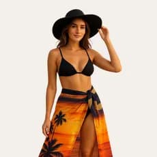 Canga Saída de Praia Pareo Feminino Moda Praia