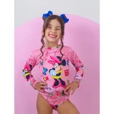 Biquíni E Blusa Proteção Uv 50 Infantil Juvenil