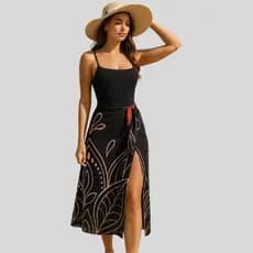 Maio Feminino Praia Body Saída de Praia Feminino Canga de Praia
