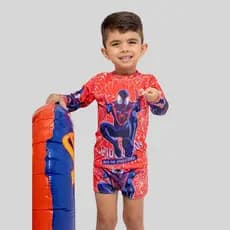 Camisa Uv50+ Proteção Solar Infantil Sunga Piscina Praia