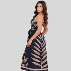 Conjunto Maiô com Saida de Praia  Maiô + Canga Estampadas tropical