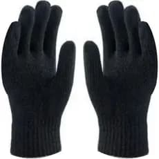 Até 5 Pares Luva Cotton Volk CA36348 - Luva de algodão, protege frio, confortável, respirável, maleáveis