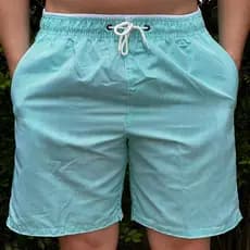 Short Masculino Risca de Giz Varias Cores Adulto Calção Bermuda De Praia Academia Viagem Futebol