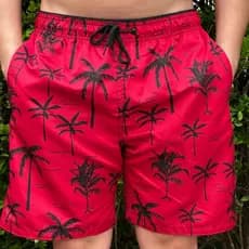 🌴 Shorts Mauricinho Coqueiro Tactel Grosso Premium Look Perfeito Para Curtir O Verão