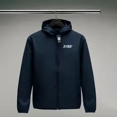 Jaqueta Corta Vento Masculina - X11 - Com Capuz, Bolso e Zíper - Academia Corrida Esportes