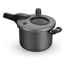 Panela De Pressão Visor De Vidro Removível Grafite 4,5 L