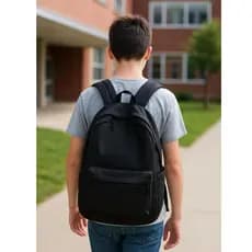 Mochila Resistente Espaçosa em Nylon Reforçado Bolso Lateral Super Reforçada sk 01