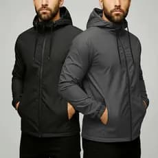 Conjunto Corta Vento Dry Fit Blusa de Frio + Calça Jogger com Detalhe Refletivos Envio Full