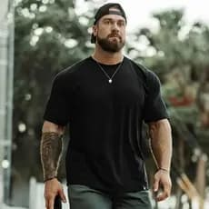 Camisa Oversized Lisa 100% Algodão Streetwear Para Treino Básica Esportiva Bodybuilder Cbum Academia