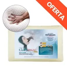Travesseiro Slim Látex Spazi Espuma Antialérgico Ortobom