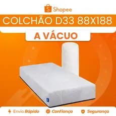 Colchão a Vácuo D33 88x188 Solteiro Umaflex Fit Firm
