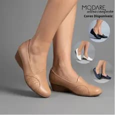 Sapato Feminino Modare Anabela Slip On Ultraconforto Ortopédico Joanete Original