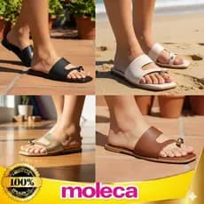 Sandália Moleca Rasteirinha Anel de Dedo  Casual Leve Confortável Original