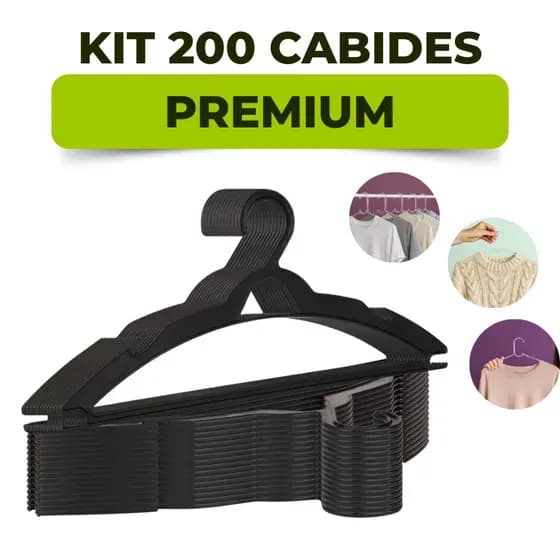 Cabides Adulto Premium 200 Unidades Envio Imediato!