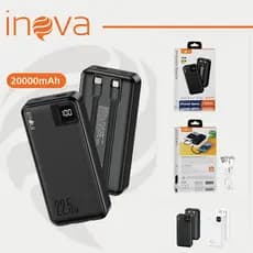 Inova Power Bank 10000mAh/20000mAh - Super Rápido 22.5W - Carrega Múltiplos Dispositivos Carregador Portátil