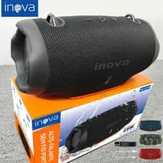 INOVA Caixa de Som Bluetooth Portátil Xtreme 4 à Prova d´Água IPX6 Grave Forte 16W Preta