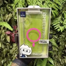 Capa Wiwu Ishield Pro Iphone 16 Plus Clear Rose Red