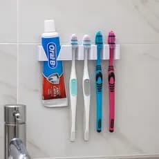 Suporte Parede Organizador Porta Escovas Dental