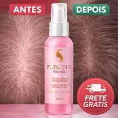 Tônico Capilar Antiqueda Perfume Feminino Estimula Crescimento Aplicação Fácil Cabelo e Sobrancelha
