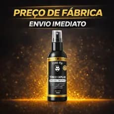 Tônico Capilar 15% Anti Queda Serum de Crescimento Poderoso Barba Cabelo Sobrancelha Bigode Kit b