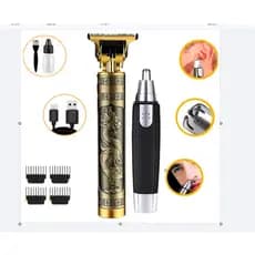 Maquina De Cortar Cabelo Barba Maquininha Barbeiro Elétrico Profissional