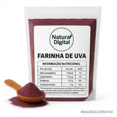 Farinha de Uva 100% Natural | Energia e Antioxidantes |250g 500g 1kg | Envio Imediato