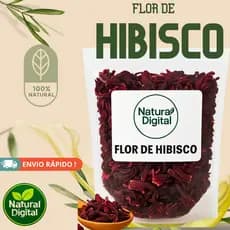 Flor de Hibisco Desidratada Natural Digital – 250 g | 500 g | 1 kg