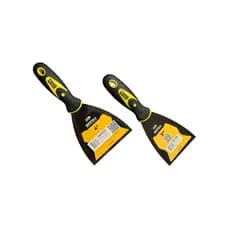 kit 2 espátulas pintura 3 e 4 polegadas cabo emborrachado