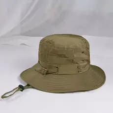 Chapéu de pesca Chapéu de sol respirável de algodão e poliéster de aba grande para homens para alpinismo de verão