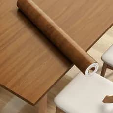 Papel de Parede Madeira nó Escuro Texturizado PREMIUM Rolo 5m x 45cm Sala Quarto Sale