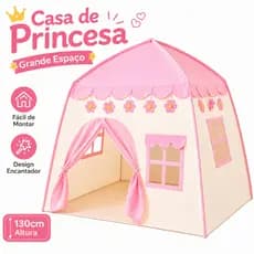 Casinha Infantil Grande Barraca Para Quarto Sala Jardim 100x130x130cm