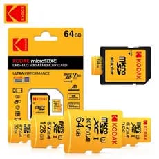 Cartão Micro-sd Original Kodak , 256gb , 128gb , 64gb , A1 , V30 , Tf , Flash De Memória , 32gb , Cartao Memoria 100 Mb/