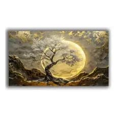 Quadro Decorativo Moderno Sala 112x80 Pintura Abstrata Luxo Premium