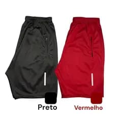 KIT 2 BERMUDAS MASCULINA- COM LOGO REFLETIVO QUE REFLETE NO FLASH DO CELULAR- SHORTS MASCULINO!
