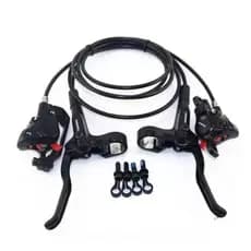 Freio Hidráulico Shimano Mt200 Preto Par Sangrado