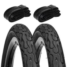 Par de Pneus + Camaras 29x2.10 Flame Super Power Tipo Kenda