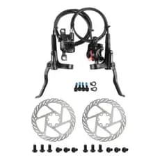 Jogo De Freio Shimano Mt200 Hidráulico Bike Mtb Original - Preto