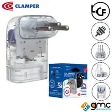 Protetor contra Surtos Elétricos e Raios DPS iClamper Pocket FIT 3 Pinos 20A TRANSPARENTE LCF