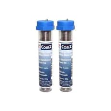 Kit 2 Tubos Solda Estanho 1mm Azul 63x37 Cobix Com Fluxo