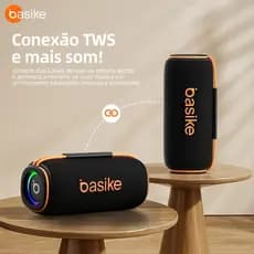 INOVA Caixa De Som 45W Bluetooth  portátil 6000mAh RGB Longa Duração Para Exterior Prova d'Água FM Speaker