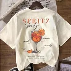 T-Shirt Spritz Estampado Camiseta 100% Algodão Feminina Unissex
