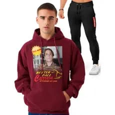 Kit Blusa + Calça BETTER CALL CARRARA E CARRARA LOGO 100% Algodao Tecido Algodão Camisa premium MPF