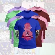Kit Atacado 10 Camisetas Anime Manga Geek Nerd Otaku Algodão 100% Para Revenda Loja Moda Casual
